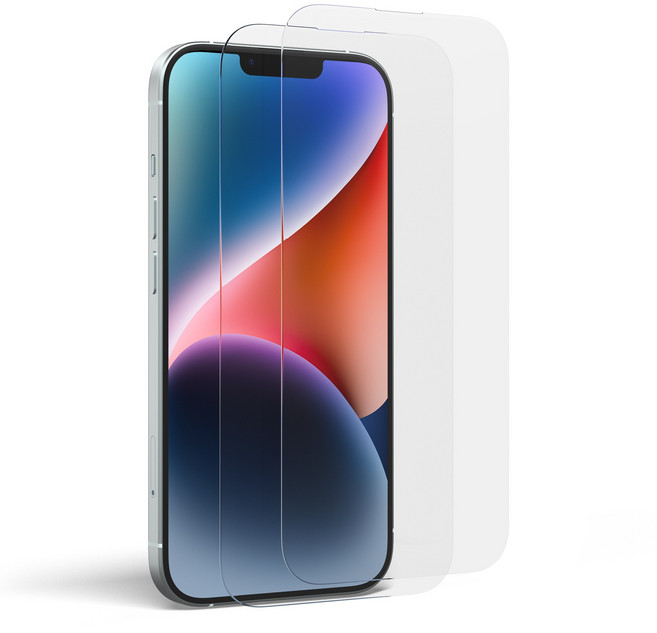 케이스박스 강화유리 액정 보호 필름 2매, 2세트