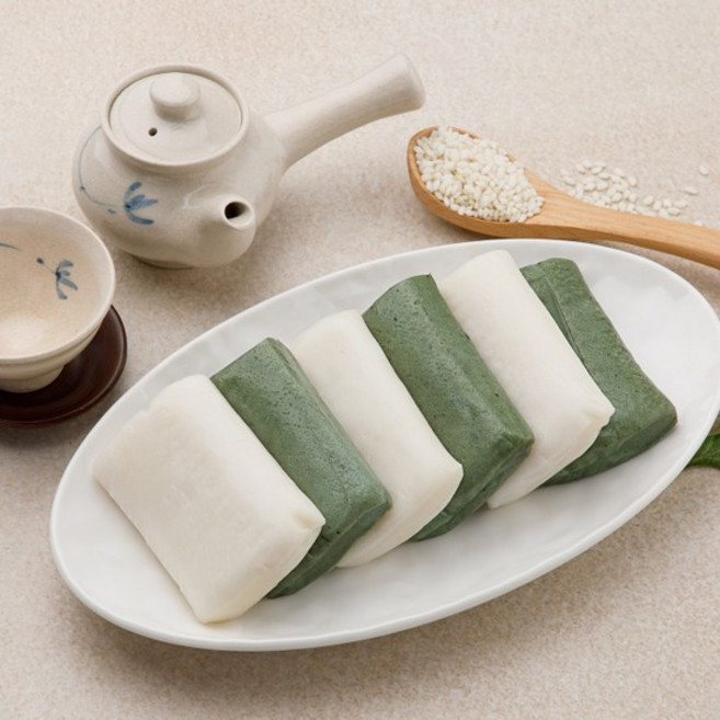 굳지않는 흰/쑥 절편 10개입 (700g), 흰절편 700g, 상세설명 참조