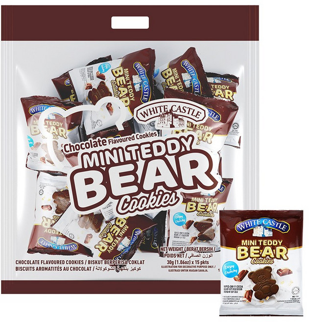 화이트캐슬 미니베어 초코쿠키, 1개, 450g