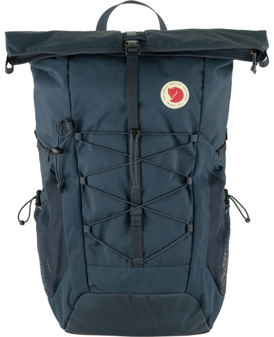 【Fjallraven】Abisko Hike Foldsack背包 小狐狸 北極狐 輕便耐用 學生背包 戶外休閒, 海軍藍