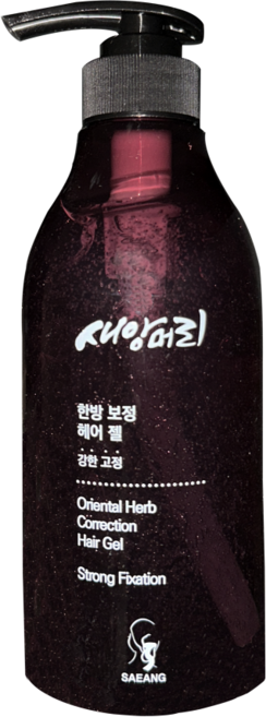 한방 헤어젤 강한 고정력 스타일링젤 윤기 고정 두피케어 세팅력, 2개, 500ml