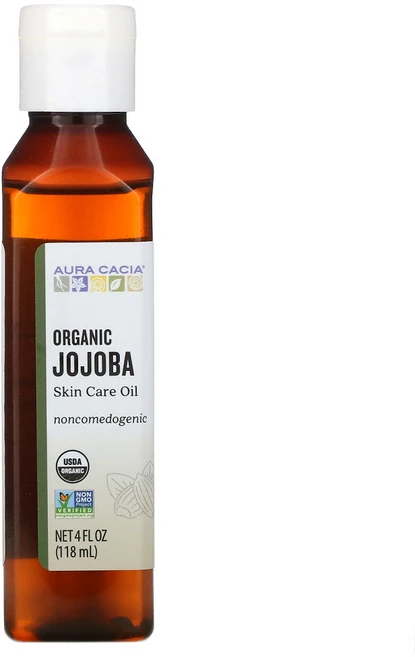 Aura Cacia 호호바 오일 속에 순수 에센셜 오일 블루 탠지 15ml(0.5fl oz) 1팩, 1개, 118ml - 쿠팡