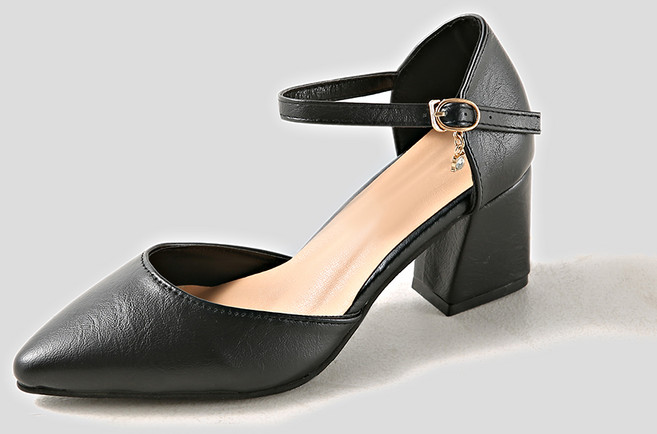 노아 스틸레토 통굽 메리제인힐(6.5cm)