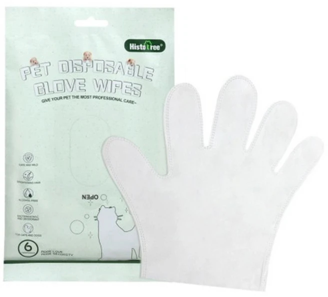 크레용펫 목욕 펫티슈 장갑형 6매입 고양이용품 반려묘 고양이장난감 캣용품 고양이인테리어, 6개, 6개입 - 쿠팡