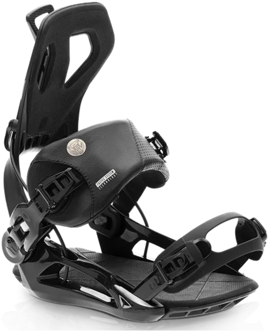TERROR 고급 퀵 릴리스 바인딩 고강도 나일론 소재 50% 유리 섬유 FT630 스노우보드 바인딩, Black, L(42-46), 1개