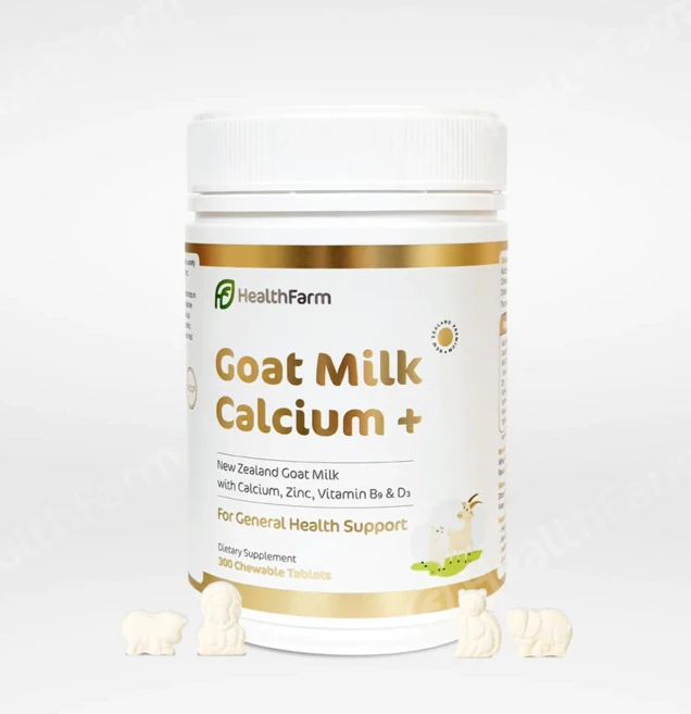 뉴질랜드 헬스팜 산양유 칼슘 츄어블 300정, 1개 - 쿠팡