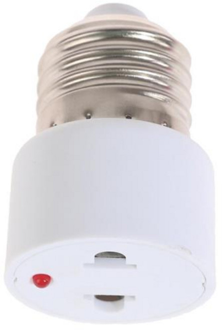 아울렛 220V E27 ABS 화이트 커넥터 액세서리 미국/EU 플러그 나사 전구 베이스 어댑터 소켓 램프 홀더 1, 한개옵션0