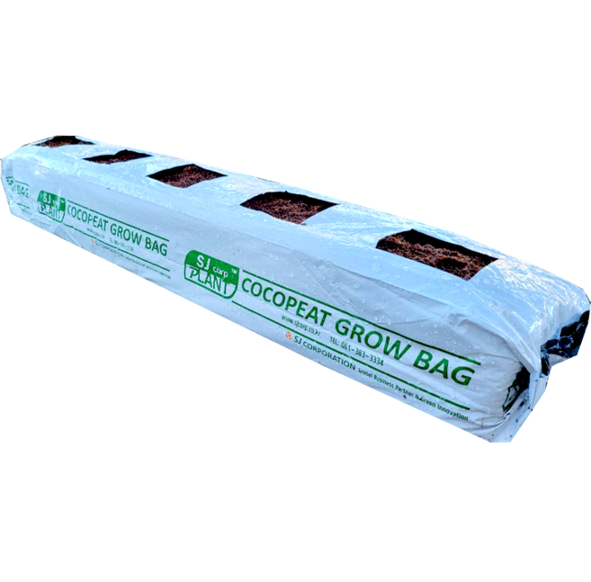 코코피트 양액배지 그로우백 (100x20x15) 압축코코피트, 1개, 30L, Layer/Chip70%/P3:D4(R2,L2)