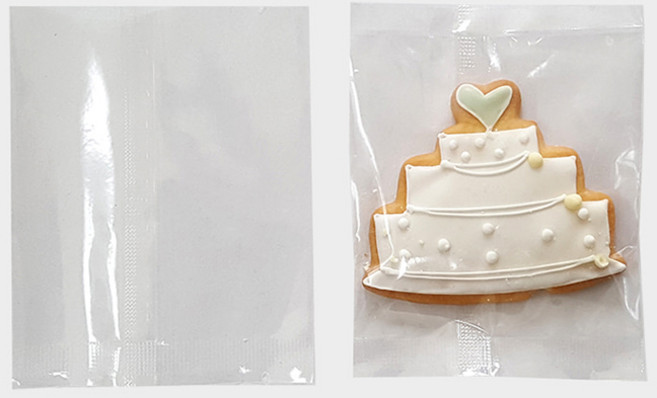 서흥이앤팩 실링가능한 투명 쿠키포장 비닐 봉투, 1개, 100개