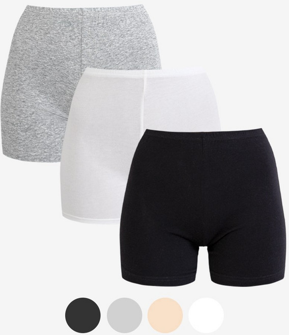 심플 속바지 3매세트 순면 빅사이즈 학생 교복속바지