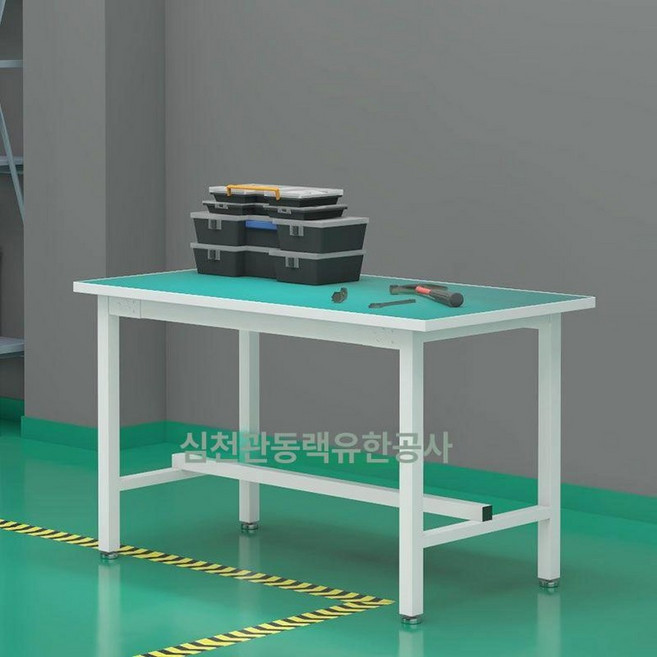 제전테이블 작업 다이 작업장 이동식 검사 작업대 트롤리 제전, 1개, 기본 색상