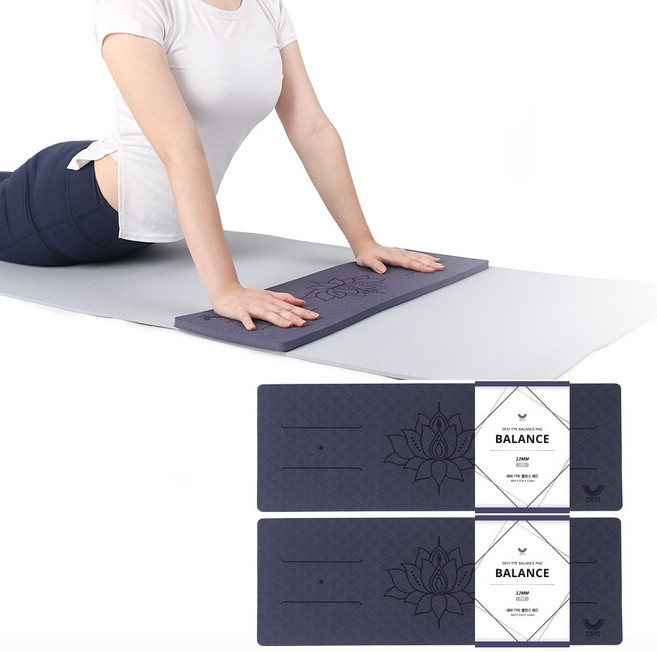 데비 TPE 밸런스 패드 12mm 2개입, 트와일라잇퍼플