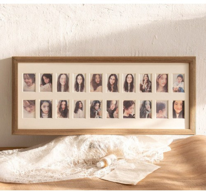 나뭇결이 그대로 느껴지는 우드 액자