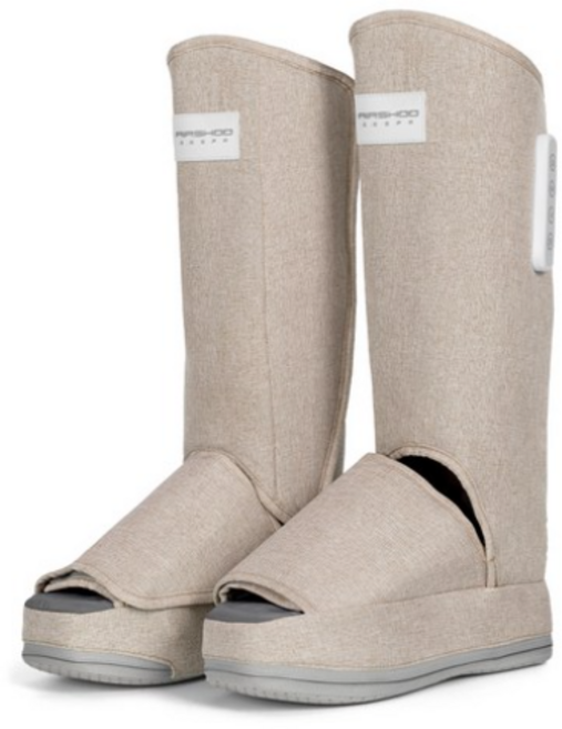 제스파 더툴 400 에어슈 듀얼 발 종아리 다리 마사지기 양쪽세트, ZP5645, 데저트 베이지