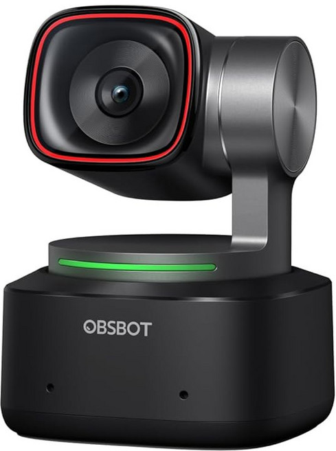 OBSBOT Tiny 2 웹캠 4K 음성 제어 PTZ AI 트래킹 멀티 모드 및 자동 초점 1/1 5인치 센서가 장착된 웹 카메라 제스처 제어 60 FPS HDR 조명, Tiny 2 4K
