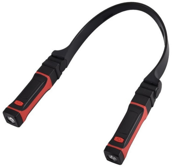 頸掛式工作燈 USB充電 強磁鐵吸附, 1個