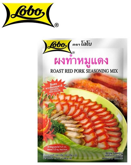 태국 로보 로스트 레드 포크 시즈닝 믹스 100g (4개)