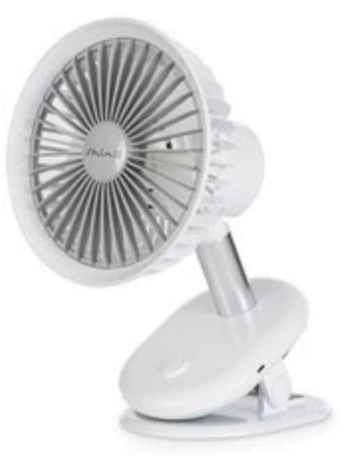 신일 무선 집게형 충전식 선풍기, 화이트, SIF-S60JMT