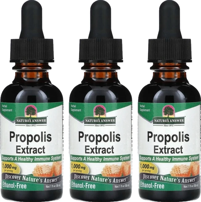 네이쳐스앤서 프로폴리스 1000mg 리퀴드, 3개, 30ml - 쿠팡