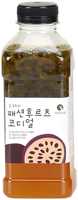 허밍테이블 수제 패션후르츠청 (백향과청), 1개, 600g, 1개입