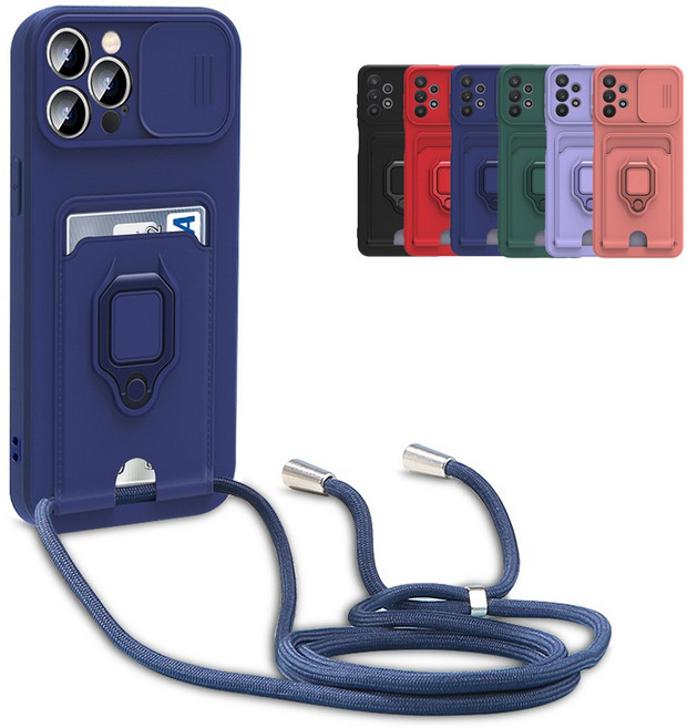 갤럭시 카메라보호 카드수납 목걸이케이스