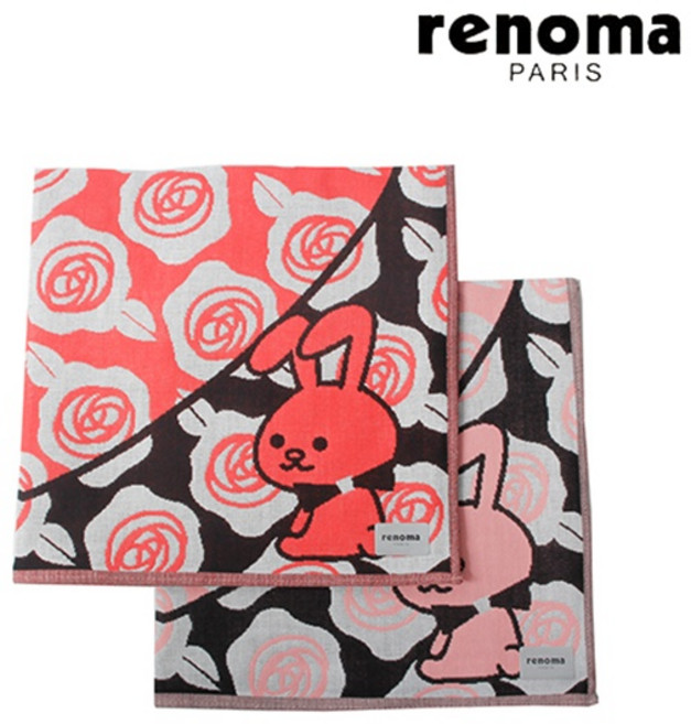 레노마 남녀 삼중직 선염손수건(RTT2802)