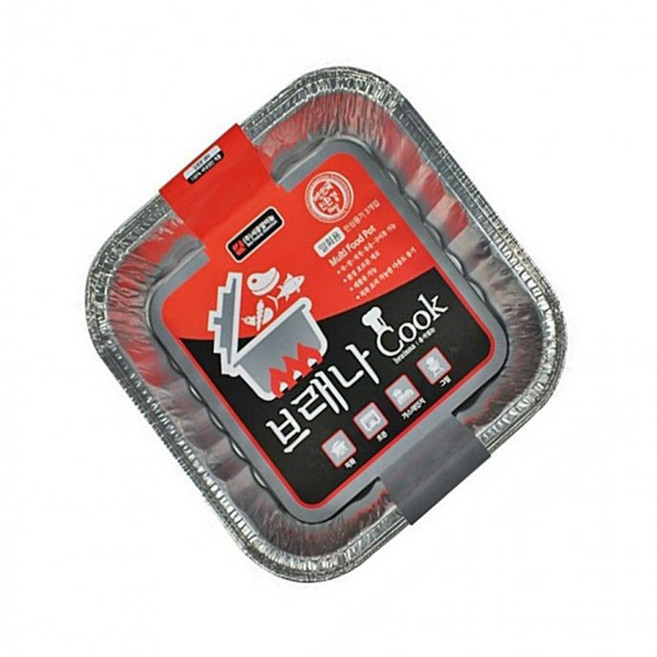 직화냄비 일회용 브래나 대 사각, 1개