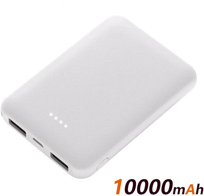 샤오미 20000mAh 파워뱅크 USB 충전기 고속 휴대용 외장 배터리팩 조끼 자켓 장갑용 히팅, 03 White 10000mAh