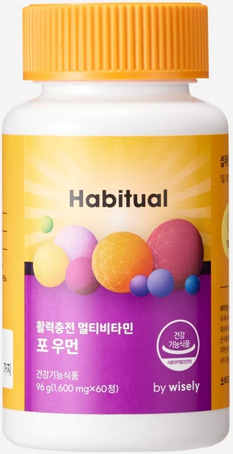 와이즐리 활력충전 멀티비타민 포 우먼, 1개 - 쿠팡