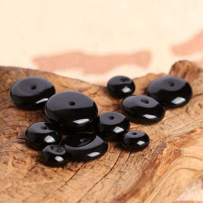 紅瑪瑙隔片 散珠 手鍊飾品配件, 1個, 黑瑪瑙隔片 直徑約6MM,20片, 黑瑪瑙, 直徑約6MM
