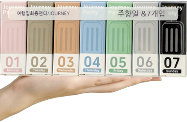 미르시 여성 순면 일회용 위생 팬티 7p