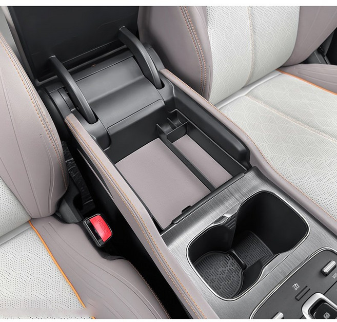 BYD 아토3 암레스트 수납함 콘솔박스 트레이 정리함 보관함 YENAMALL, 04 블랙