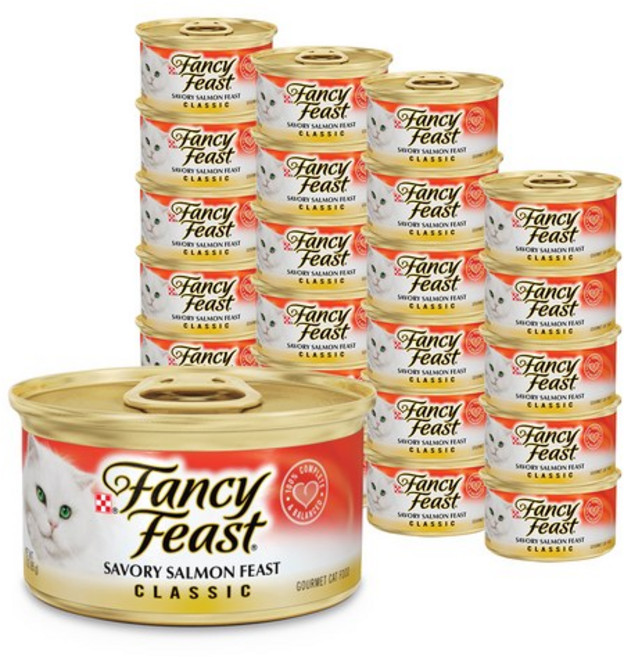 팬시피스트 연어 주식캔, 85g, 72개