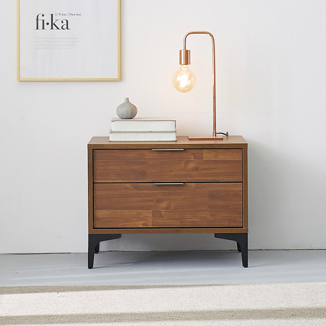 가이온 에스타 2단 600 협탁 서랍장 티비다이 거실장, 멀바우