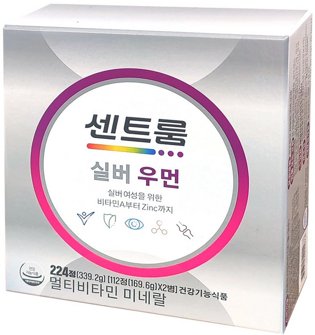 센트룸 실버 우먼 멀티비타민 미네랄, 224정, 1개