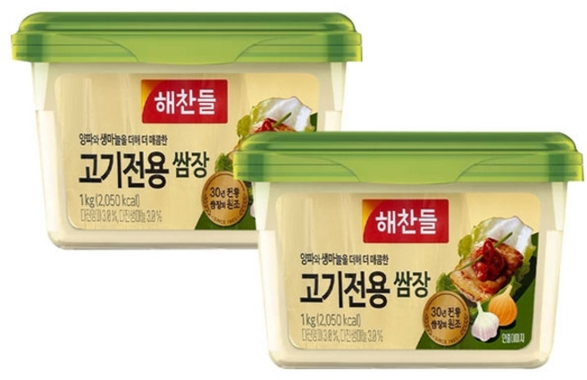해찬들 고기전용 쌈장, 900g, 2개