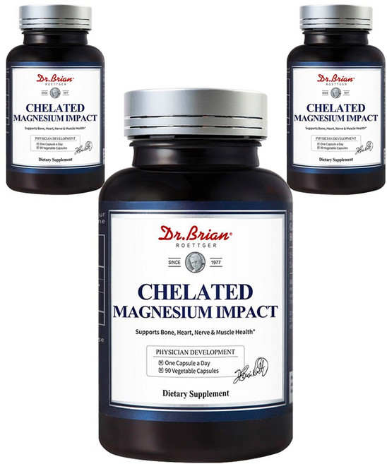 닥터브라이언 킬레이트 마그네슘 임팩트 베지터블 캡슐, 3개, 90정