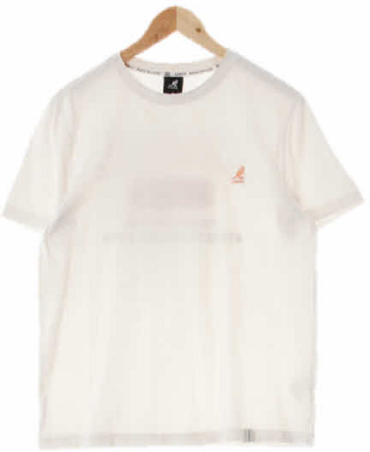 기타 6518 KangoI 화이트 면 일단라벨라운드반팔티 [M] 수지네 구제