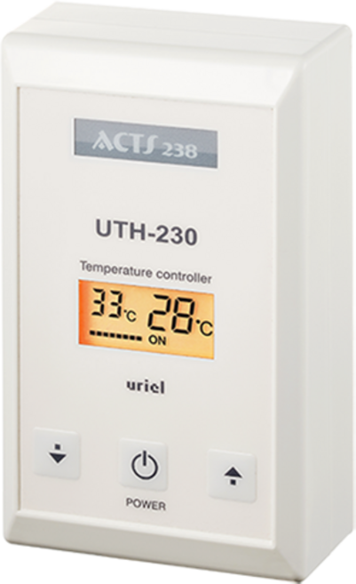 우리엘전자 UTH-230 4Kw 난방필름 전기 온도조절기 화이트