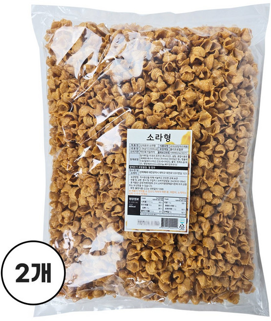 신미유과 소라형 2.5kg (대용량), 2개