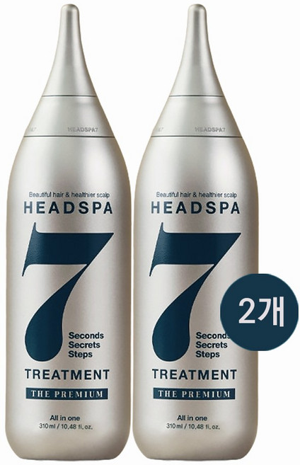 헤드스파7 더 프리미엄 일반 헤어 트리트먼트, 310ml, 2개