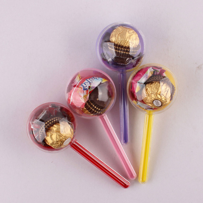 요술봉 케이스 (약 지름6cm 높이15cm), 12개, 노랑색