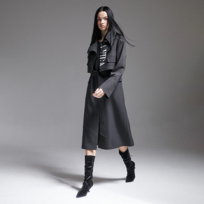 프린팅포인트트렌치코트 EP3WC860 DJ 659563