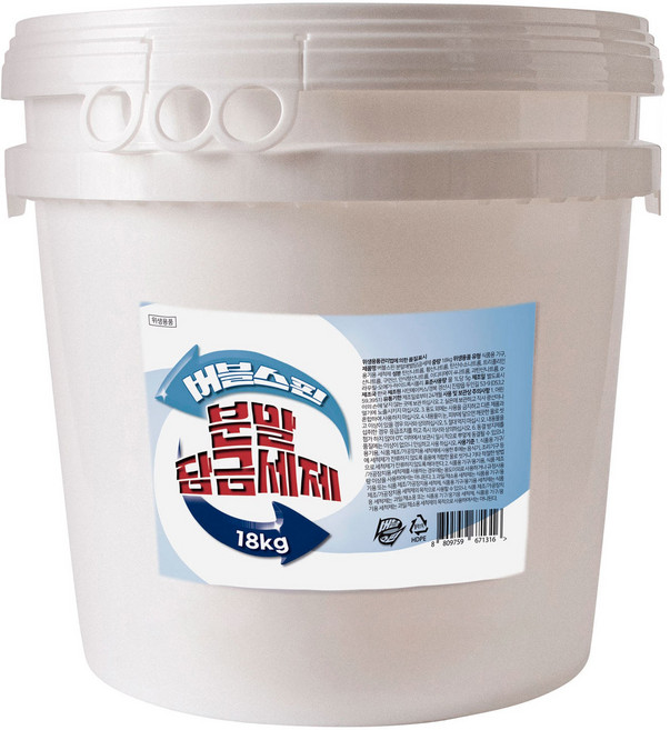 버블스핀 애벌 담금세제 식기애벌세척 세제, 1개, 18kg