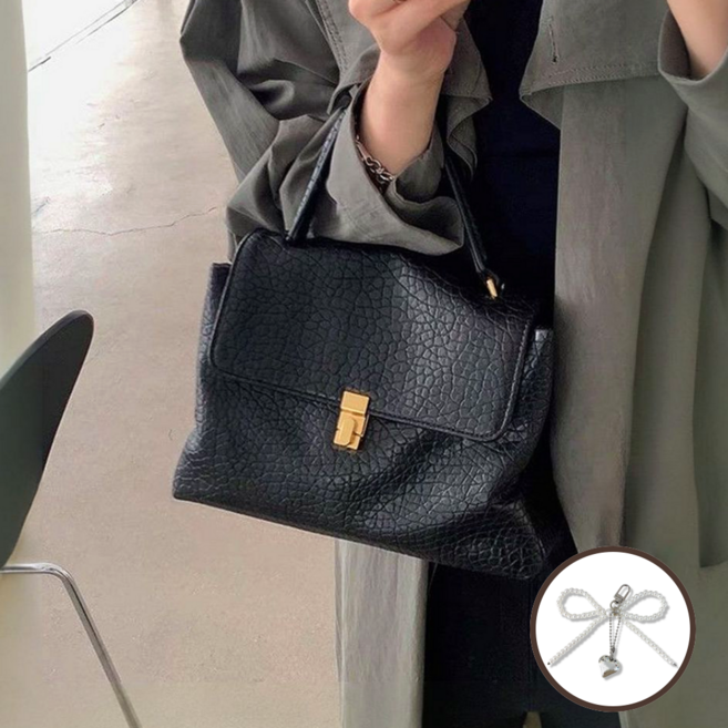 제이바바 부드러운 가죽 투웨이 토트백