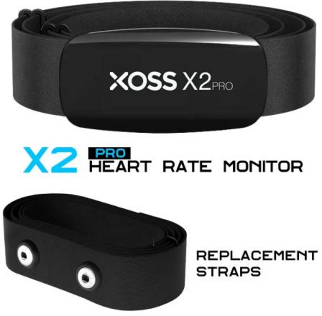 XOSS X2 Pro 심박수 모니터 센서 충전식 배터리 수영 범선 피트니스 러닝 사이클링용 데이터 저장, X2 Pro group, 1개
