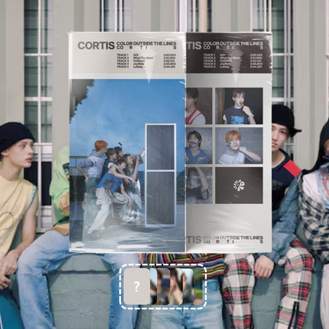 [2종세트+사은품5종] 코르티스앨범 COLOR OUTSIDE THE LINES 위버스 버전, CD(X)