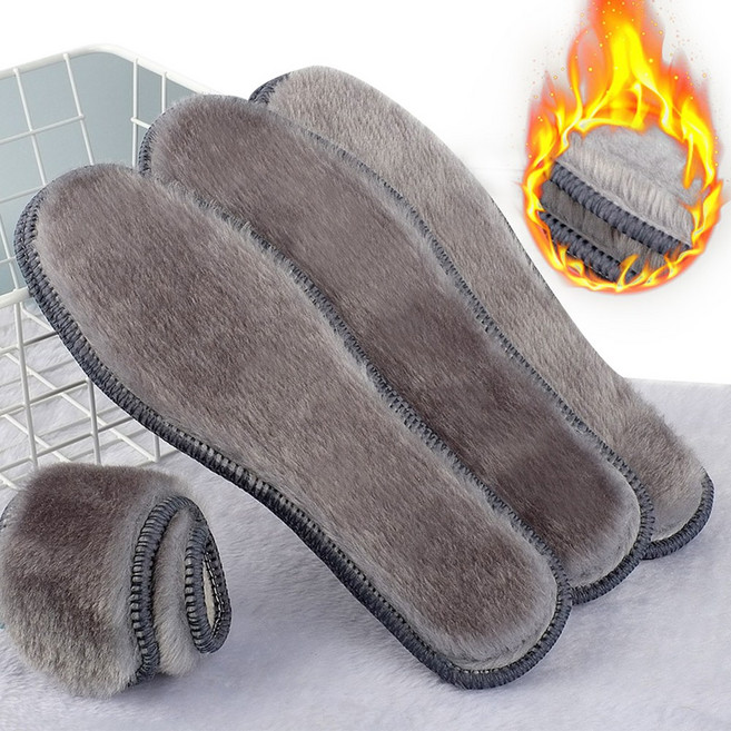 겨울 방한 보온 인솔 레빗 인조 토끼털 깔창 2켤레 한세트