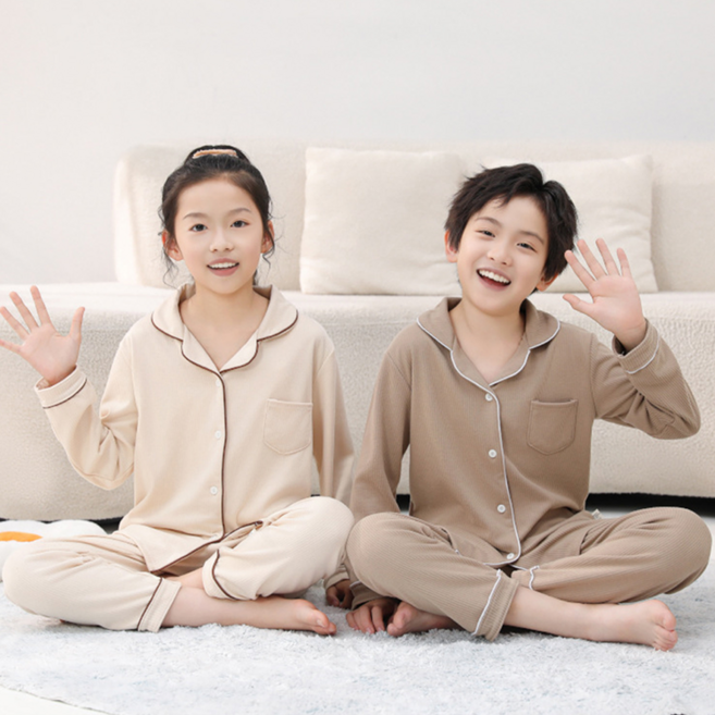 르브니 주니어 카라넥 잠옷 세트 환절기 포근한 코듀로이 실내복 홈웨어 CW드림