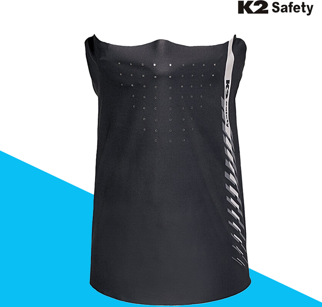 K2세이프티 냉감마스크 넥마스크 쿨링 타공형 멀티스카프, 블랙(903-4824)